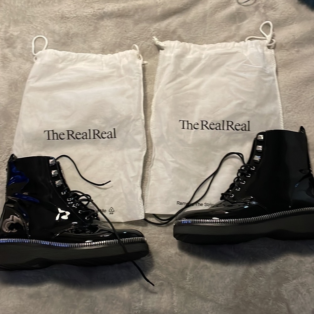 Like New Michael Kors Patent Boots - Picture 7 of 7